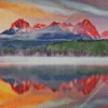 Redfish Lake Idaho Landscape Diamond Painting