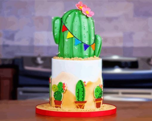 Sweet Succulent Dessert Diamond Painting