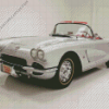 White 1962 Chevrolet Corvette Diamond Painting