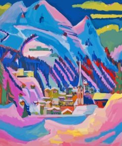 Winter In Davos Ernst Ludwig Kirchner Diamond Painting