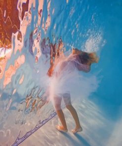 Woman Underwater Diamond Painting