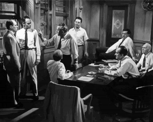 12 Angry Men Diamond Painting