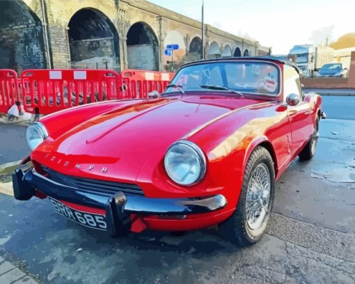 1970 Triumph Spitfire Mk3 Diamond Painting