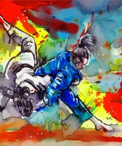 Abstract Judoka Diamond Painting