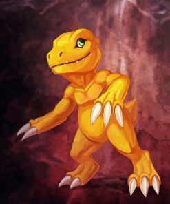 Agumon Anime Character Diamond Painting