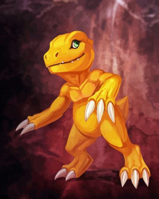 Agumon Anime Character Diamond Painting