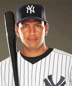 Alex Rodriguez Diamond Painting