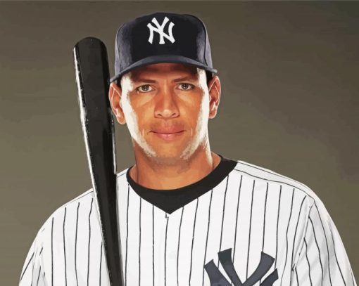 Alex Rodriguez Diamond Painting