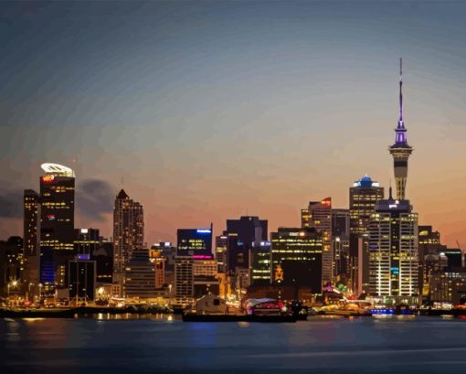 Auckland Night Diamond Painting