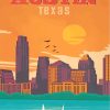 Austin Texas Poster Diamond Painting