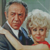 Barbara Windsor And Sid James Diamond Painting