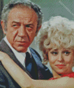 Barbara Windsor And Sid James Diamond Painting