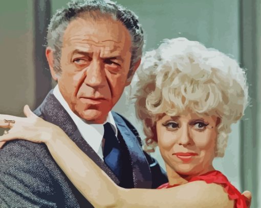 Barbara Windsor And Sid James Diamond Painting