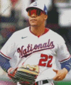 Baseball Player Juan Soto Diamond Painting