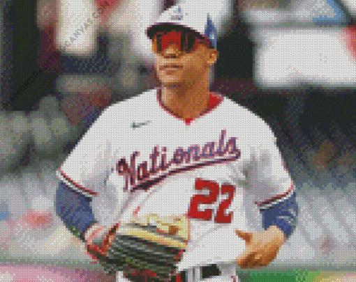 Baseball Player Juan Soto Diamond Painting