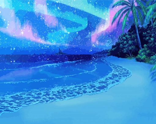 Beach Night Diamond Painting