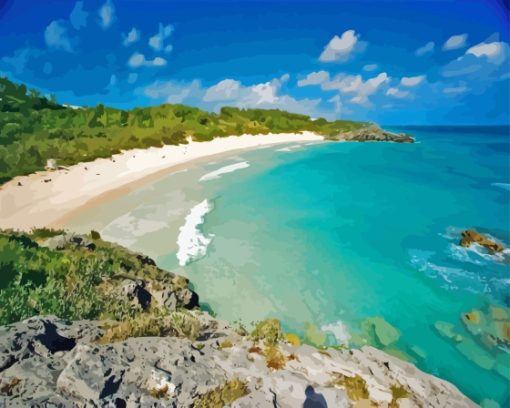 Bermuda Island Beach Diamond Painting