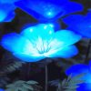 Blue Glowing Flowers Diamond Painting