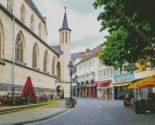 Bonn Old Alleys Diamond Painting