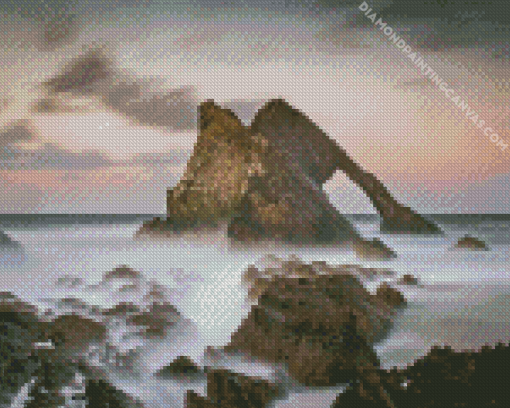 Bow Fiddle Rock Scotland Diamond Painting