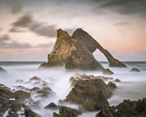 Bow Fiddle Rock Scotland Diamond Painting