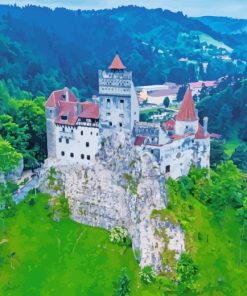 Bran Castle Romania Diamond Painting