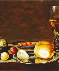 Bread And Fruits Diamond Painting