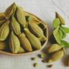 Cardamom Seeds In Bowl Diamond Painting