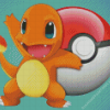 Charmander Species Diamond Painting