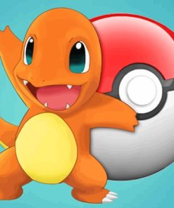 Charmander Species Diamond Painting