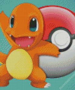 Charmander Species Diamond Painting