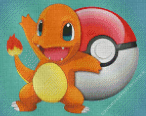 Charmander Species Diamond Painting