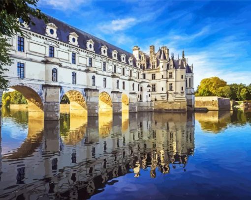 Chenonceau Castle Loire Diamond Painting