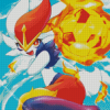 Cinderace Pokemon Diamond Painting