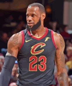 Cleveland Cavaliers Lebron James Diamond Painting