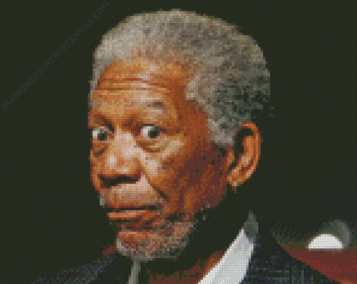 Cool Morgan Freeman Diamond Painting