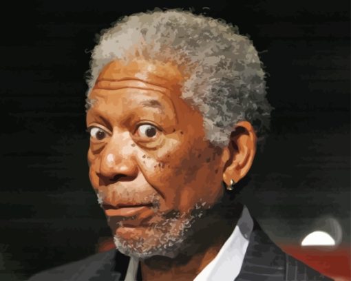 Cool Morgan Freeman Diamond Painting