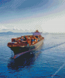 Cruise Freighter Ship Diamond Painting