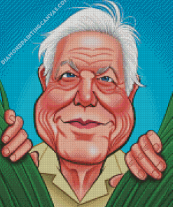 David Attenborough Diamond Painting