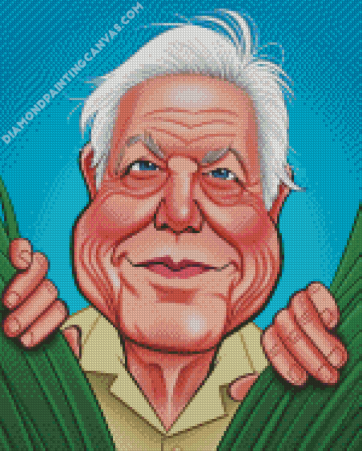 David Attenborough Diamond Painting