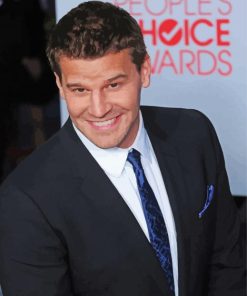 David Boreanaz Smiling Diamond Painting