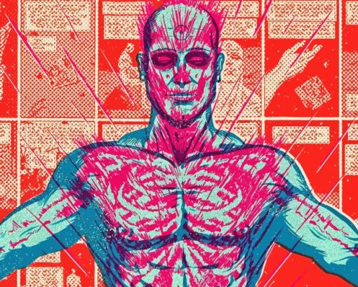 Doctor Manhattan Poster Diamond Painting