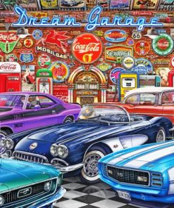 Dream Car Garage Diamond Painting