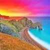 Durdle Door At Sunset Diamond Painting