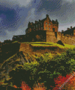 Edinburgh Castle Scotland Diamond Painting