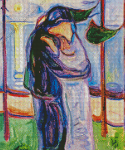 Edvard Munch The Kiss Diamond Painting