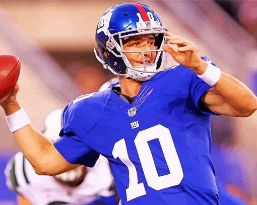 Eli Manning Diamond Painting