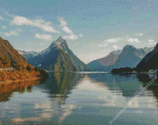 Fiordland Landscape Diamond Painting