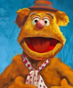 Fozzie Bear Art Diamond Painting