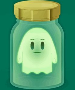 Ghost In A Jar Diamond Painting